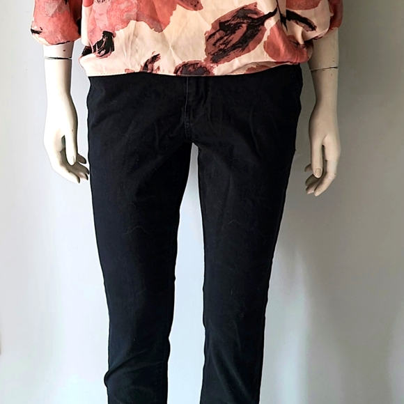 Mossimo Supply Co. Slim Skinny Black Pants Size 7 - Picture 2 of 10